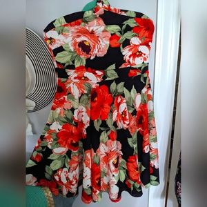 Floral halter dress